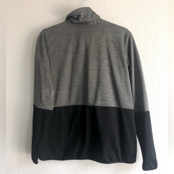 Columbia mock neck pullover sweatshirt in black and grey large - Picture 5 of 5